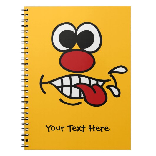 Funny Face Custom notitieboek (Voorkant)