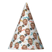 Funny Face Custom Photo Party Hat Feesthoedjes (Links)