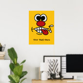 Funny Face Custom poster (Thuiskantoor)