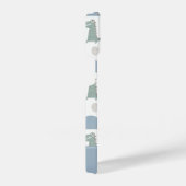 Funny Face Cute Doodle Animal Patroon iPhone Hoesje (Rechterkant)