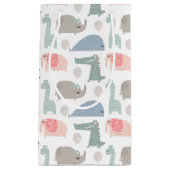 Funny Face Cute Doodle Animal Patroon Klein Cadeauzakje (Voorkant)