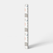 Funny Face Cute Doodle Animal Patroon Samsung Galaxy Hoesje (Linkerkant)