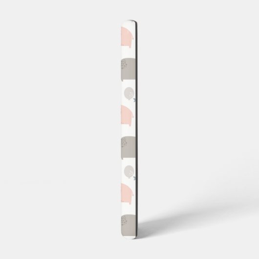 Funny Face Cute Doodle Animal Patroon Samsung Galaxy Hoesje (Linkerkant)