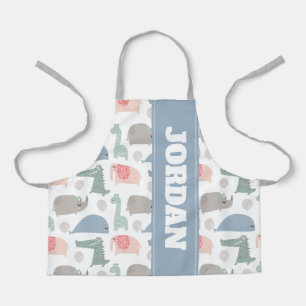Funny Face Cute Doodle Animal Patroon Schort
