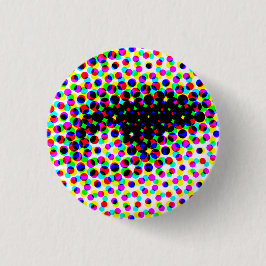 Funny Face Eye Ronde Button 3,2 Cm