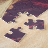 Funny Face Foto van een Sassy Cute Llama Legpuzzel (Zijkant)