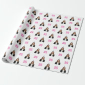 Funny Face Gift Wrap for Women Cadeaupapier (Uitgerold)