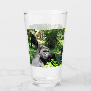 Funny Face Gorilla Tumbler/Shaker Glass Glas