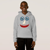 Funny face hoodie (Voorkant volledig)