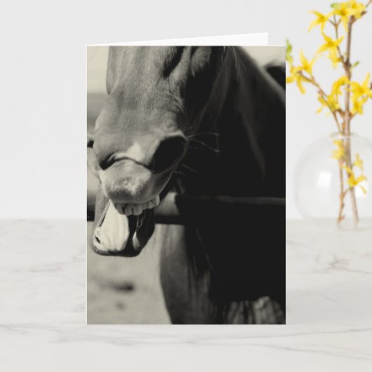 Funny Face Kaart (Gele Bloem)