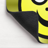 Funny Face (kleur me) - Geel - v2 Muismat (Hoek)