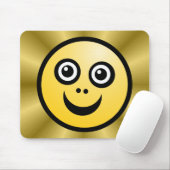 Funny Face (kleur me) - Gold - v2 Muismat (Met muis)