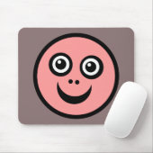 Funny Face (kleur me) - Roze Muismat (Met muis)