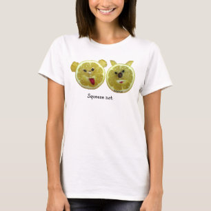 Funny Face Lemon Fruits T-Shirt/Apparel T-shirt