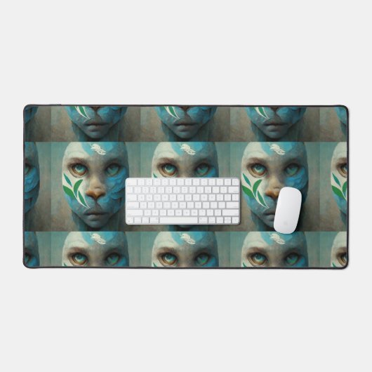 Funny Face Mask Bureaumat (Keyboard & Muis)