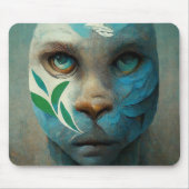 Funny Face Mask Muismat (Voorkant)