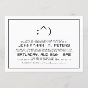 Funny Face Minimal Computer Science Afstudeerder U Kaart