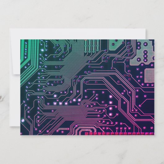 Funny Face Minimal Computer Science Afstudeerder U Kaart (Achterkant)