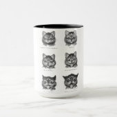 Funny Face of Cat, Louis Wain Mok (Midden)