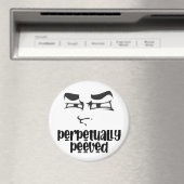Funny Face Peeved Magnet (Insitu (Vaatwasser))