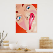 Funny Face Poster (Keuken)