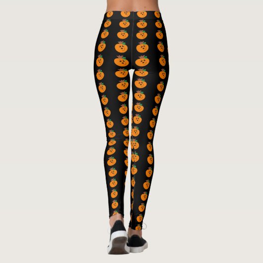 Funny Face Pumpkin Leggings (Achterkant)