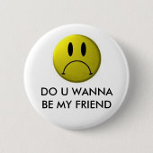 Funny Face Ronde Button 5,7 Cm (Voorkant)