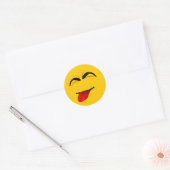 FUNNY FACE RONDE STICKER (Envelop)