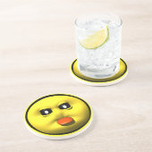 Funny Face Sandstone Beverage Coaster Zandsteen Onderzetter (Zijkant)