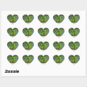 Funny Face Slipper Orchid Heart Sticker (Vel)