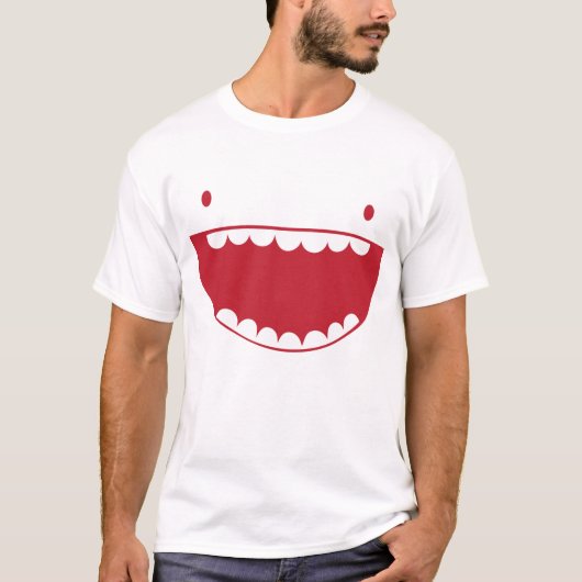 Funny Face Smile T-shirt (Voorkant)