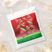 Funny Face Watermelon Design Bedankzakje (Geknipt)