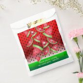 Funny Face Watermelon Design Bedankzakje (Gezegeld)