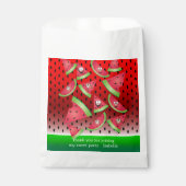 Funny Face Watermelon Design Bedankzakje (Voorkant)