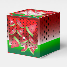 Funny Face Watermelon Kind Verjaardag Bedankdoosjes