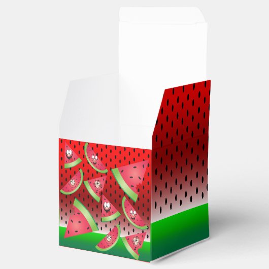 Funny Face Watermelon Kind Verjaardag Bedankdoosjes (Geopend)