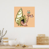 Funny Face Zee Animal Poster (Keuken)