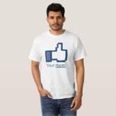 Funny Facebook T-Shirt (Voorkant volledig)