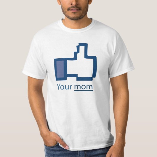 Funny Facebook T-Shirt (Voorkant)