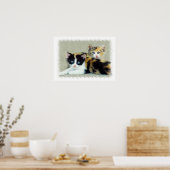 Funny Faced Kittens Poster (Keuken)