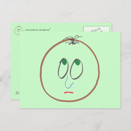 Funny Faces Briefkaart (Voorkant / Achterkant)