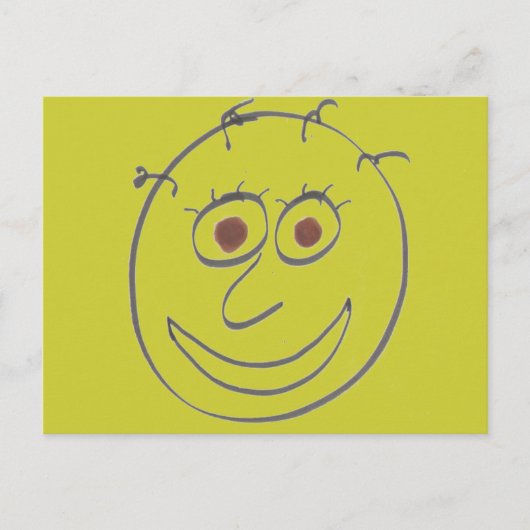 Funny Faces Briefkaart (Voorkant)