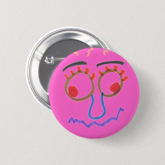 Funny Faces Button (Voorkant /achterkant)