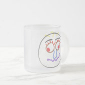Funny Faces Frosted Mok (Voorkant rechts)