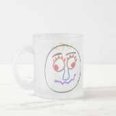 Funny Faces Frosted Mok (Links)