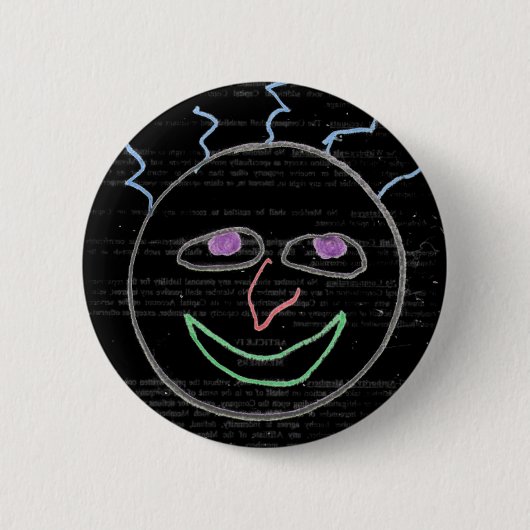 Funny Faces Ronde Button 5,7 Cm (Voorkant)