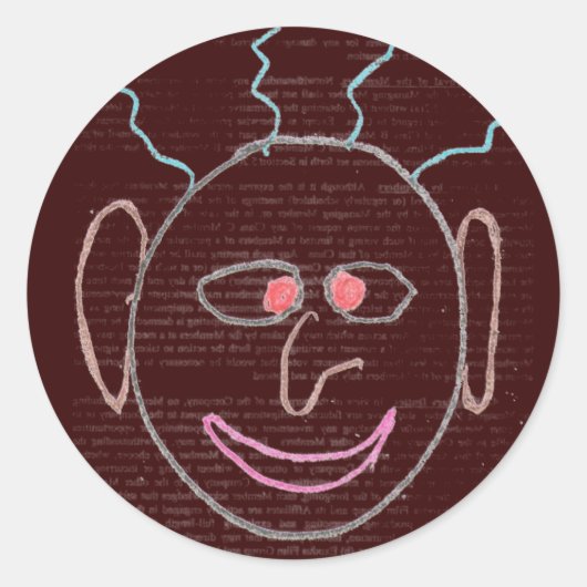 Funny Faces Sticker (Voorkant)