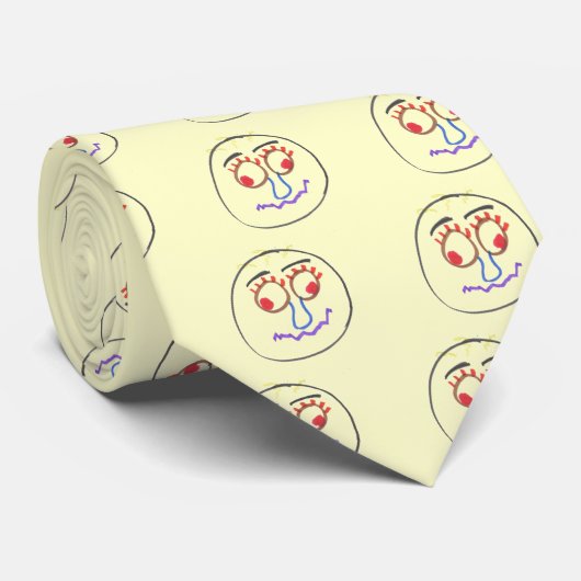 Funny Faces Stropdas (Opgerold)