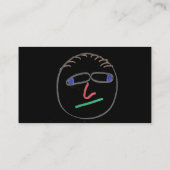 Funny Faces Visitekaartje (Achterkant)