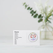 Funny Faces Visitekaartje (Staand voorkant)